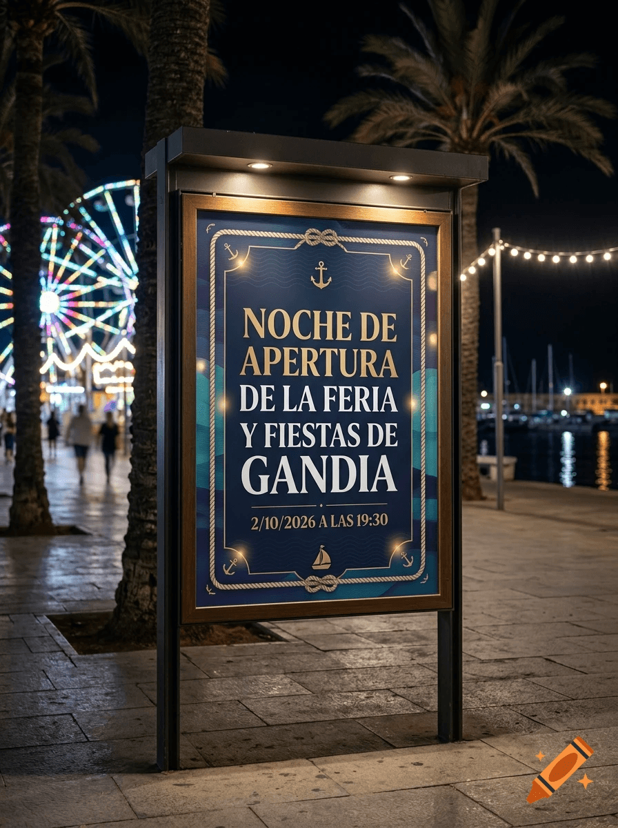 Noche de Apertura Fira i Festes Gandia 2026 | Concierto